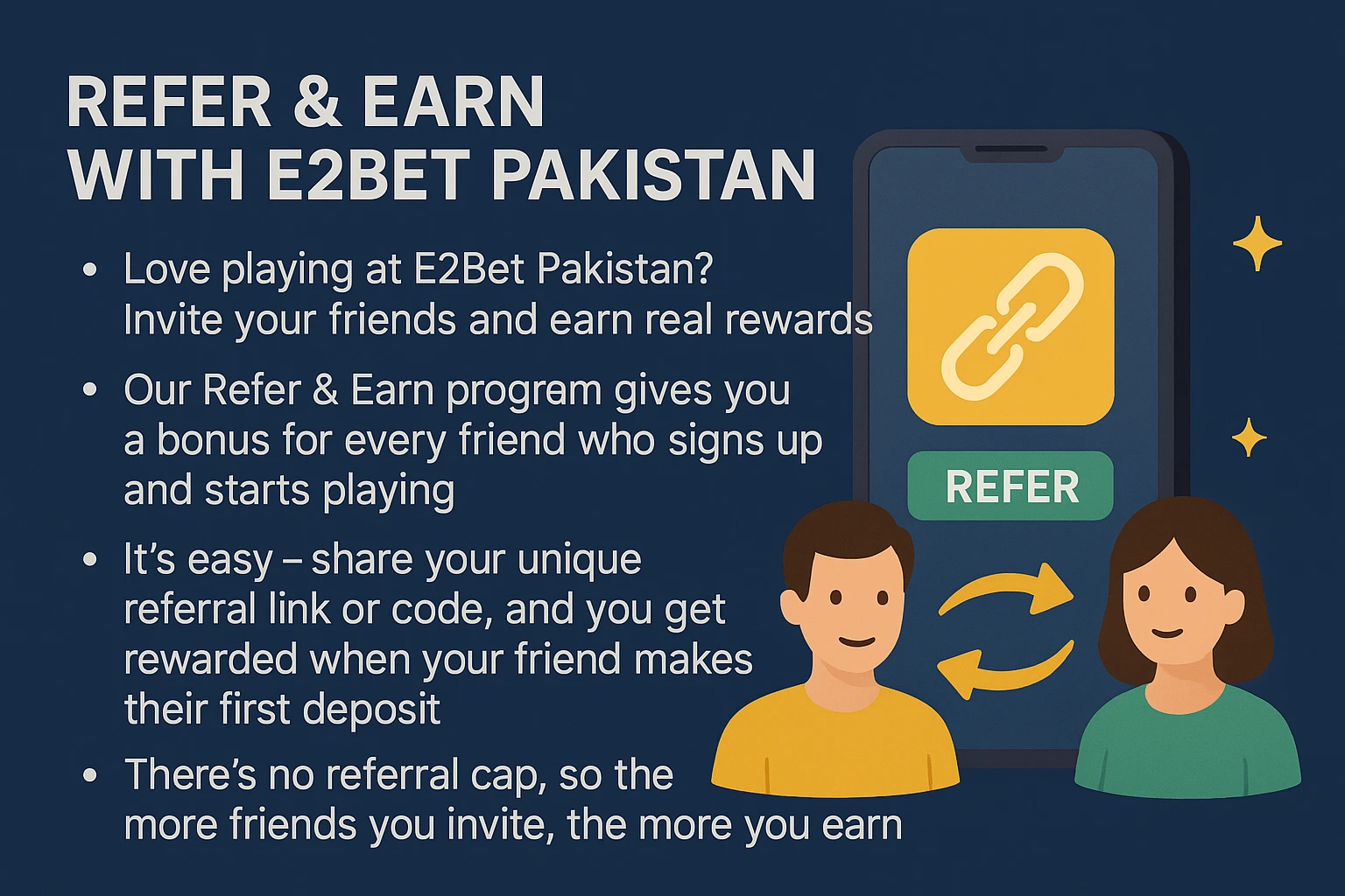 Refer & Earn with E2Bet Pakistan