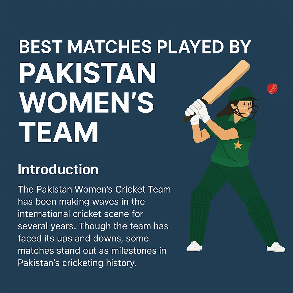 Played by Pakistan Women's Team